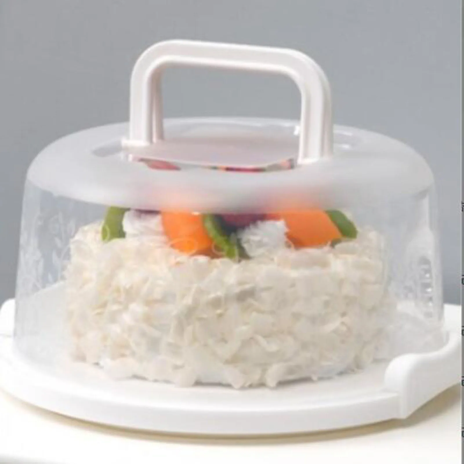 Cake Container Muffins Dessert Carrier Box Cupcake Tray Portable Cake Storage Container Food Grade Cake Keeper for Cupcakes 2