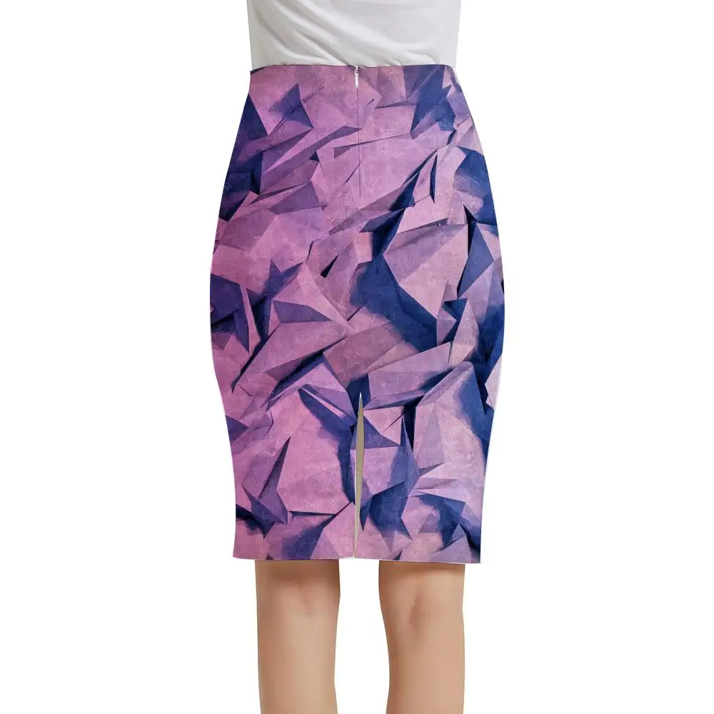 

Somepet Brand Abstract Skirts Women Colorful Pencil Art Sexy Harajuku Print Skirt Elegant Ladies Skirts Womens summer Anime