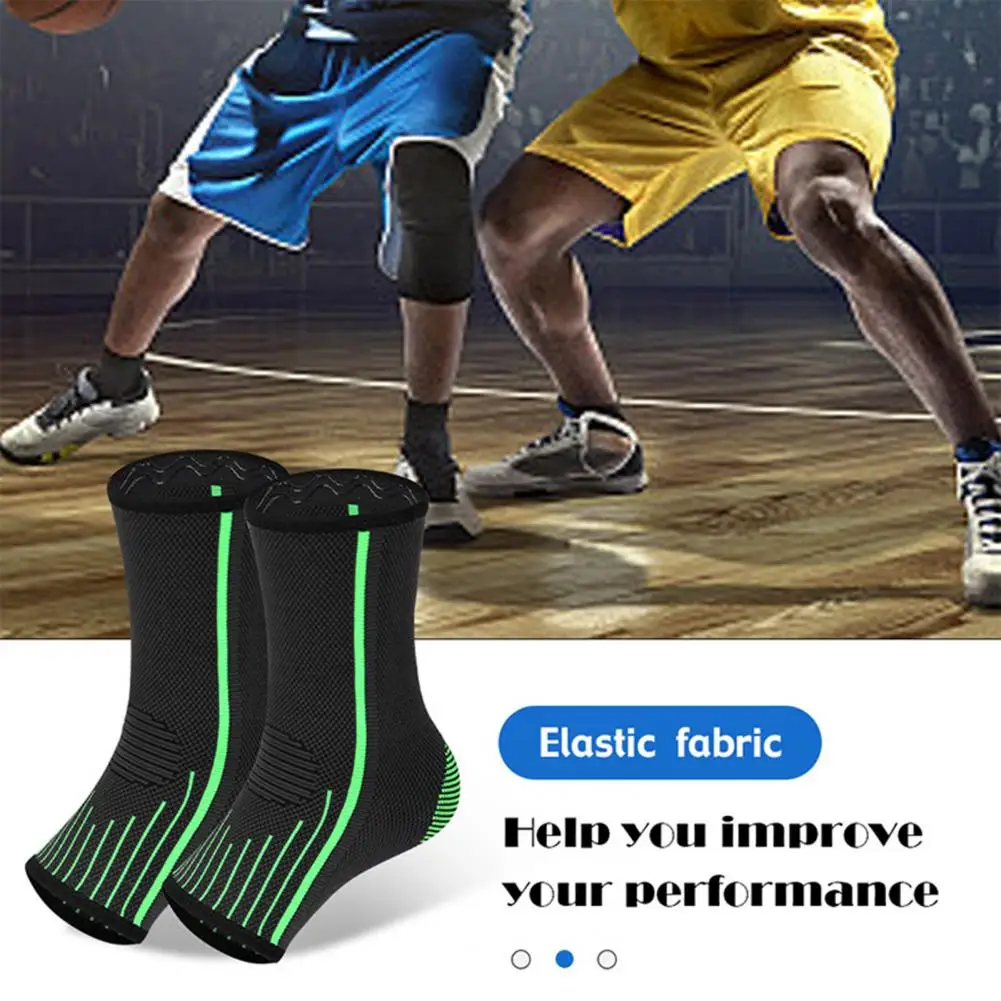 1 pair Sports Ankle Brace Compression Ankle Support Anti Fatigue Socks breathable Net Foot Sleeve Yoga Anklet Protective Gear