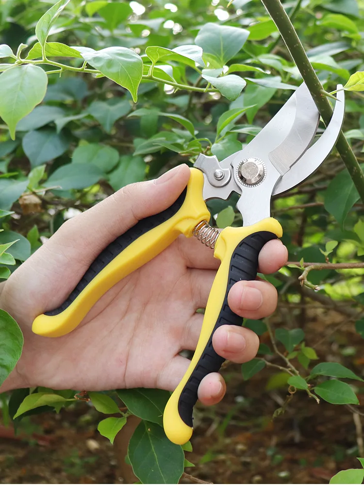 electric string trimmer Pruner Garden Scissors Professional Sharp Bypass Pruning Shears Tree Trimmers Secateurs Hand Clippers For Garden Beak Scissors gardenline hedge trimmer