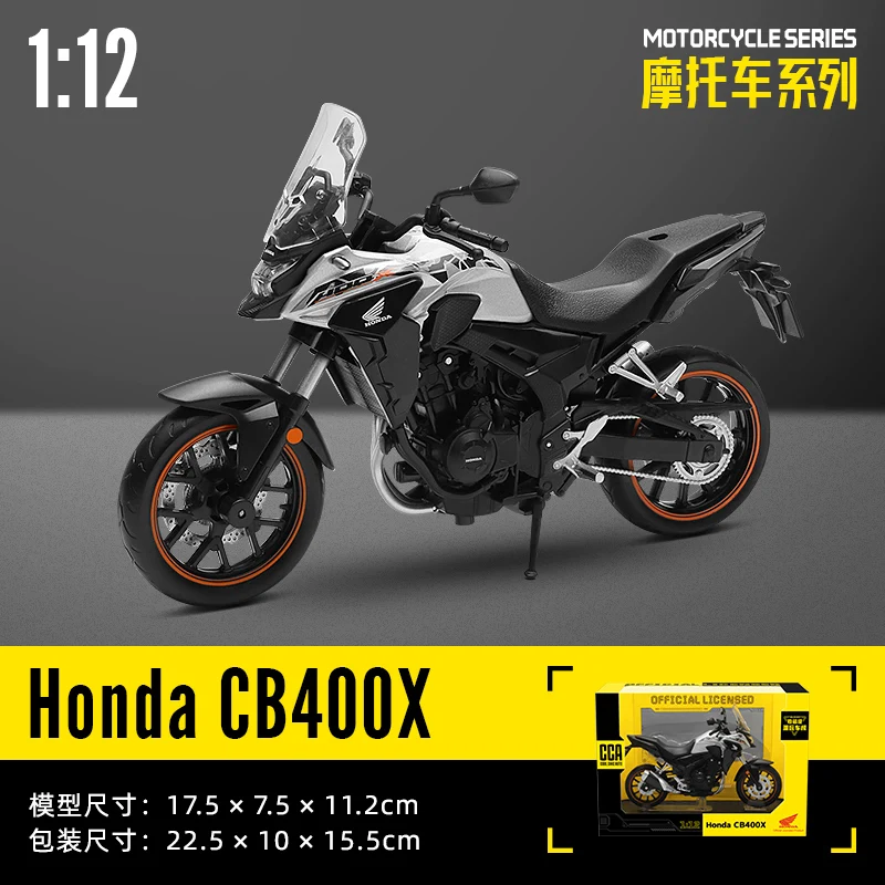 Premium Tricolor Alloy Motocross Motorcycle Model Toy - Static Die-Cast Collectible Gift