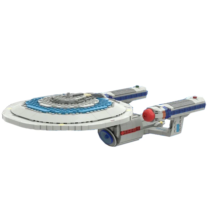 

NEW 1070PCS Famous space Movie Star Treken MOC USS Enterprise NCC-1701 Space ship creative ideas childrenToy Gift buildingblocks