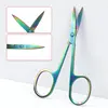 1 Pc Eyebrow Trimming Scissors Stainless Steel Small Nail Tools Manicure Facial Nose Hair Scissors Women Makeup Beauty Tool 2