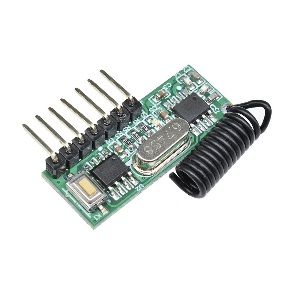 도매 TX118SA-4 433mhz 무선 코딩 송신기 디코딩 수신기 모듈 433Mhz 원격 컨트롤러 DIY 용 4 채널 출력
