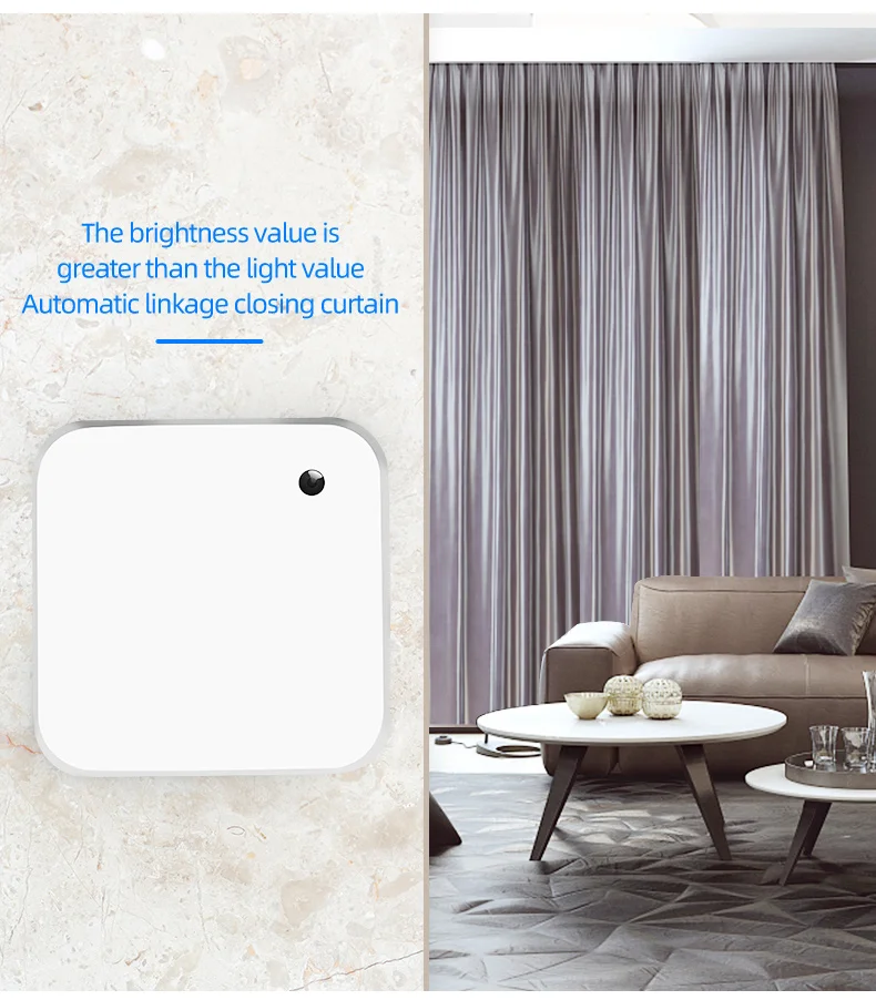 Tuya Smart WiFi/ZigBee Light Sensor Illumination Brightness Detector Automation