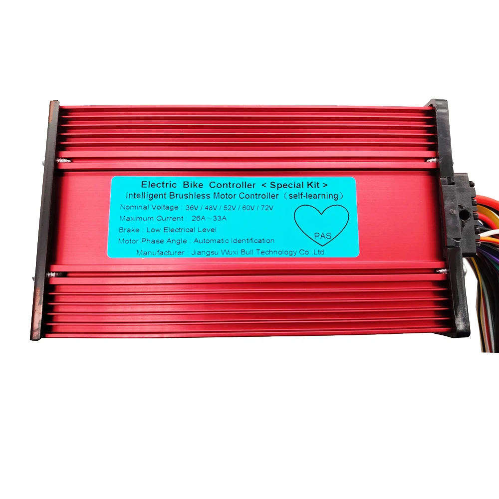 전기 자전거 Escooter 브러시리스 컨트롤러 500W-1000W DC 모터 36V 48V 660V 72V 용 LCD 디스플레이 스로틀 포함