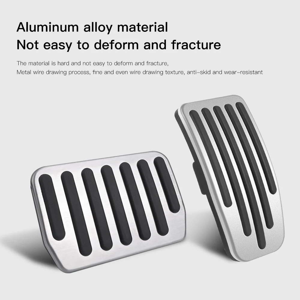 

For Tesla Model 3 Y 2023 Accessories Model 3 Y Aluminum Alloy Accelerator Brake Rest Pedal Car Foot Pedal Pads Covers