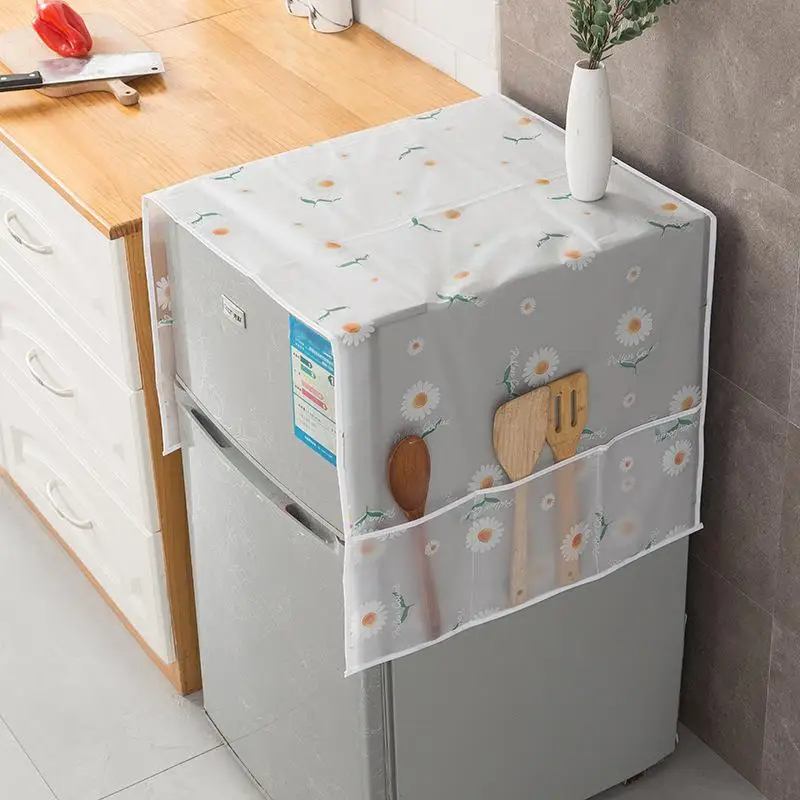 Refrigerator Dust Cover Storage Bag Washable Printing Multi-purpose Household Washing Machine Cabinet Dust Protection Cover dust cover