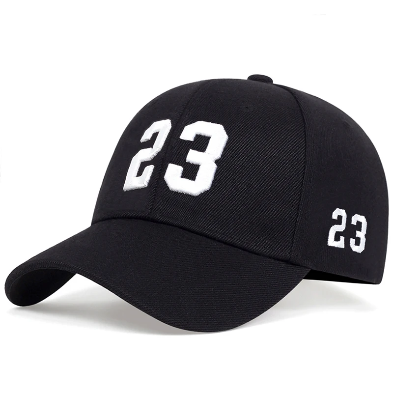 Unisex 23 Embroidery Baseball Cap Hipop Outdoor Adjustable Casual