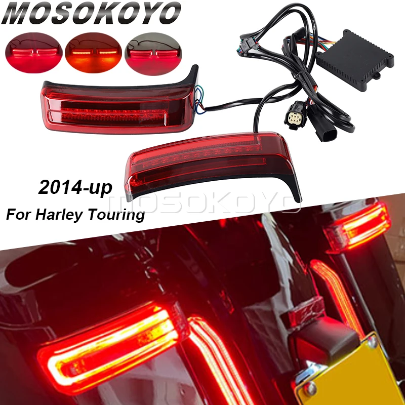 

Фонари задние тормозные для Harley Touring Street Glide Road King 14-22