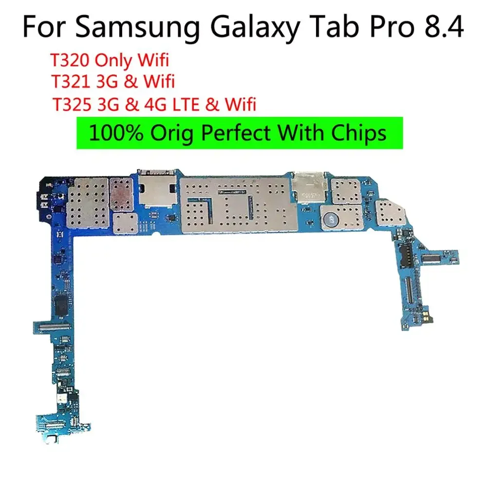 

Shyueda 100% Original 99% New AAA+ For Samsung Galaxy Tab Pro 8.4 T320 T321 T325 motherboard Mainboard Logic Board + Chips