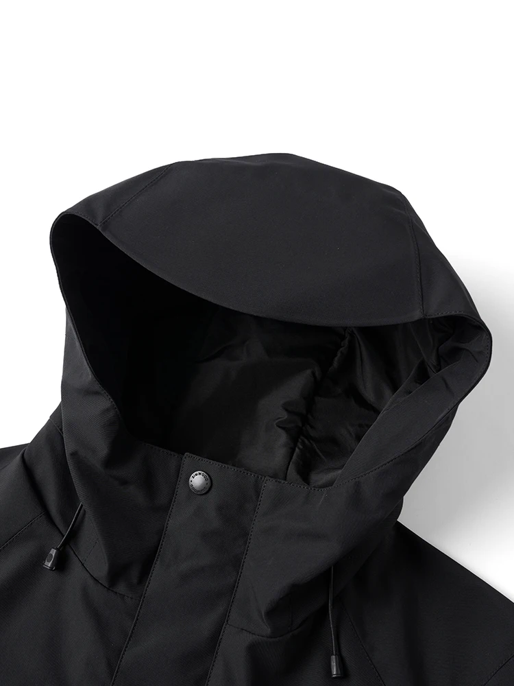 SIMWOOD 2024 Autumn New Oversize Hard Shell Water Repellent Rain Jacket Men Outdoor Hiking Coats 3