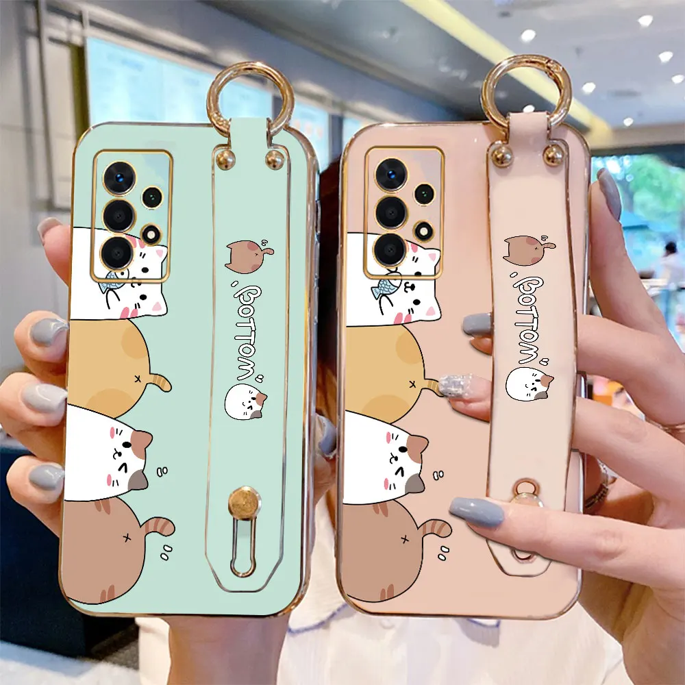 Чехол для Samsung M14, чехол для Galaxy M23, M33, M31, M32, M02, M30, M40, M30S, M21, M51, M62, F62, M53, ремешок с металлическим покрытием, мягкий чехол для телефона