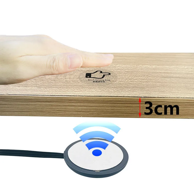 Hand-Sweep Induction Switch Partitions DC3.7-24V 3CM Wood Penetration Easy to Instal hand sweep switch