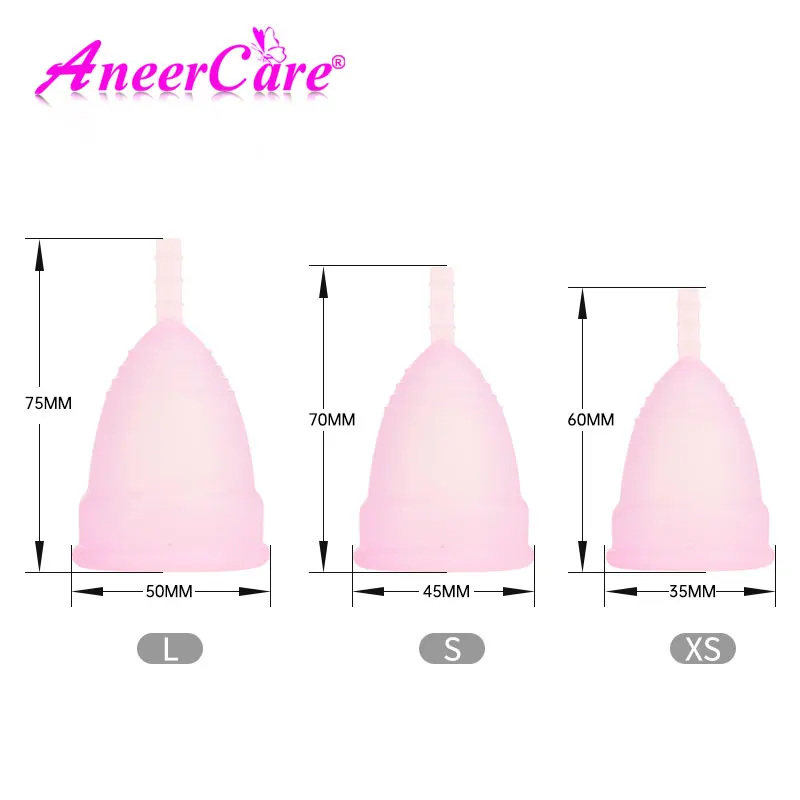 Silicone Menstrual Cup with Sterilizer - Comfortable, Eco-Friendly Period Care, Free Shipping