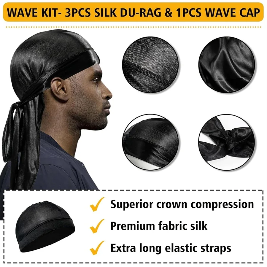 Wave Pomade for Boyfriend Husband Gift Set Butter for Layered Waves 360 Style Wave Training Hair Cream Daily Styling Tools 14pcs 6