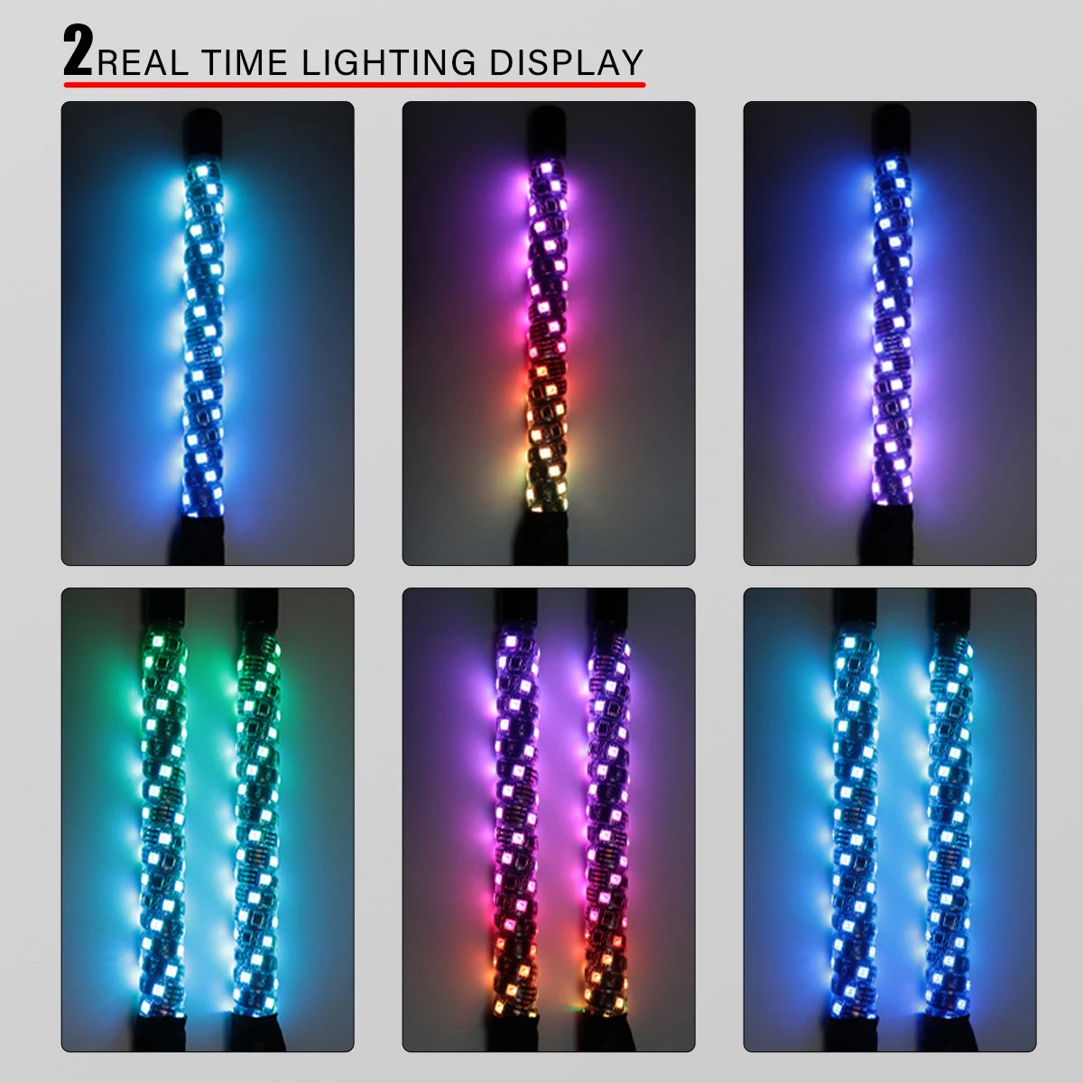 Smart LED Whip Light Offroad 6