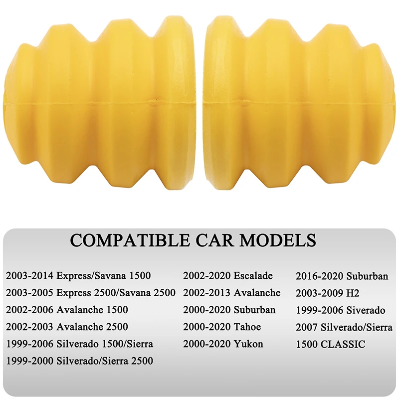 HGOLHZCC 15956547 2PCS Lower Control Arm Bump Stop - View #5