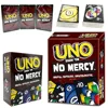 Uno No mercy Game Board Games UNO Cards Table Family Party Entertainment UNO Games Card Toys Children Birthday Christmas 1