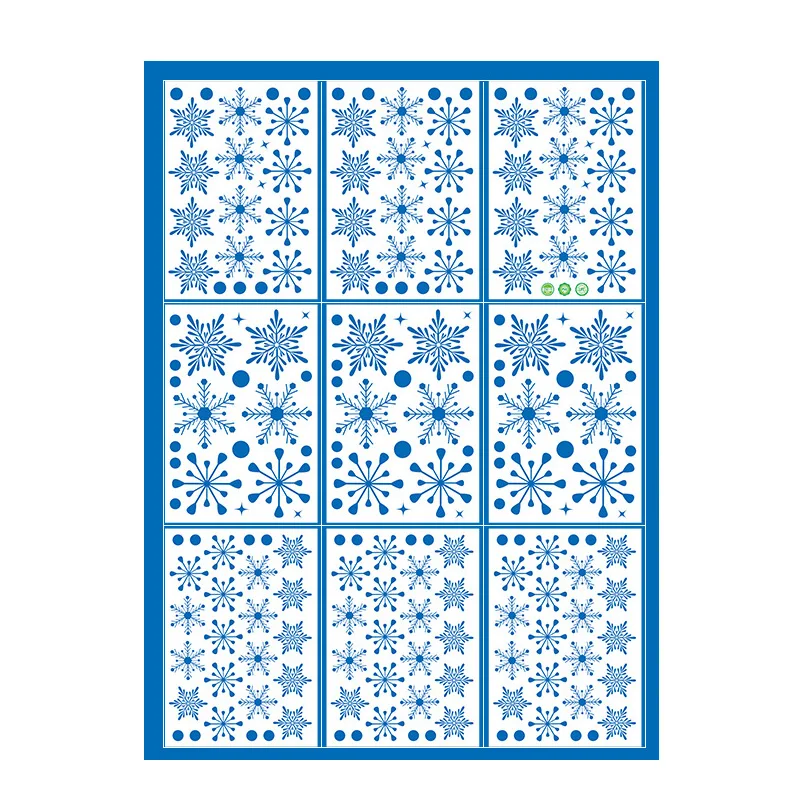 Schneeflocke Elektro Wand Aufkleber Home Decor Frohe Weihnachten Dekoration Für Glas Windows Decals Präsentieren Neue Jahr Tapete – Detail 6