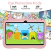 Kids Tablet 7inch Android Tablet for Toddler with Shockproof Case 5G WiFi Bluetooth Dual Camera 32GB Children Gift Kids Software 4