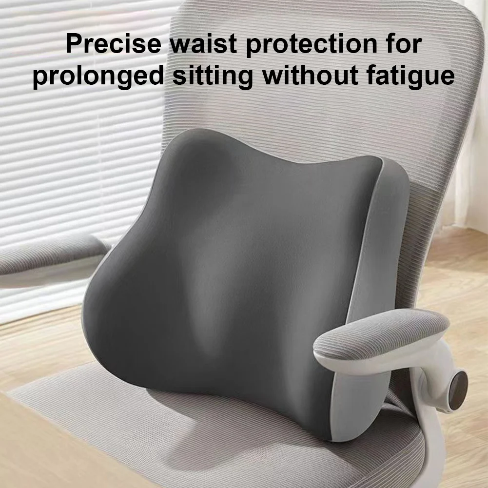 Pillow for Driving Seat Memory Foam Lumbar Pillow for Lower Back Pain Relief, Lumbar Support Cushion Car Seat