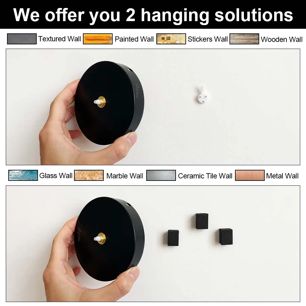 MCDFL Minimalist Wall Clocks Modern Living Room Large Wall Clock Decoration Art Watches 3d Ornaments Hanging Hands and Motor Kit 5