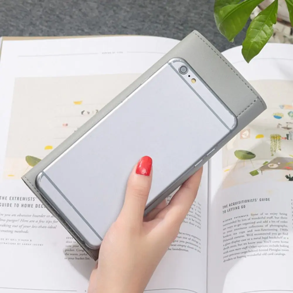 Women Long Wallets Purses Luxury Love Heart Wallets Ladies Girl Money Pocket PU Card Holder Female Phone Clutch Bag
