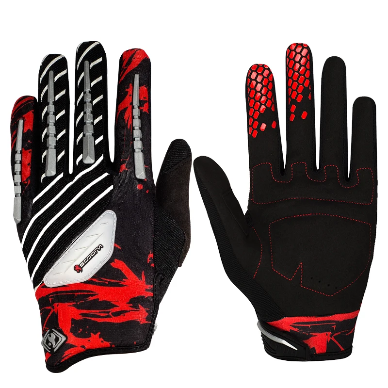 25 new outdoor sports tactical riding off-road motorcycle full finger touch screen non-slip long finger mtb moto gloves 0017 5