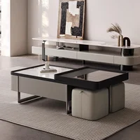 Type italien minimalisme Table Basse nordique Simple salon canapé Table Basse d'appoint Designers marbre meubles de maison Basse FYCT 1