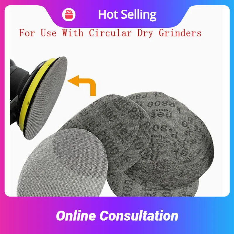 

Mirka 6 Inch Dust-free Anti-blocking Automotive Sandpaper Sheets Electric Sander Abrasive Disc 150mm Body Sanding Sand Paper