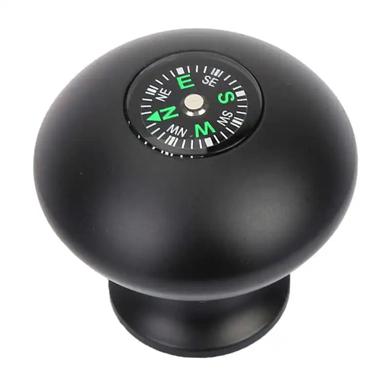 Outdoor Universal Pole Stick Monopod Head Grip Knob with Compass