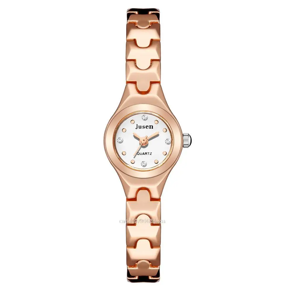 Fashion Women Watches Rose Gold Luxury Stainless Steel Qualities Small Ladies Wristwatches Diamond Female Bracelet Watch Gifts 6
