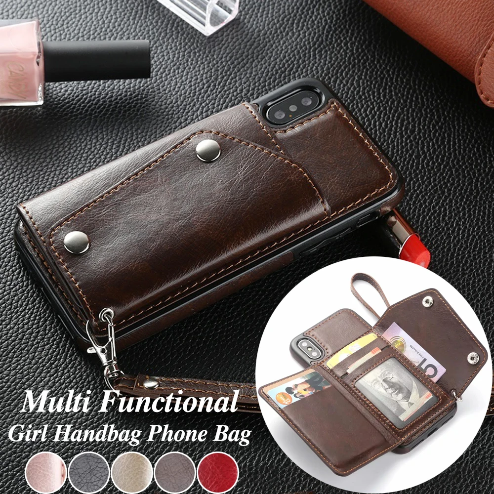 Flip Leather Phone Case For Iphone 13 12 11 Pro Max Xs Xr X Se 2020 8 7