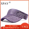 Wholesale Items Bulk Lot 2022 Summer Women New Hat In Various Colors Sun Visor Cap Shiny Rhinestone Fashion and Leisure X8725_2 1