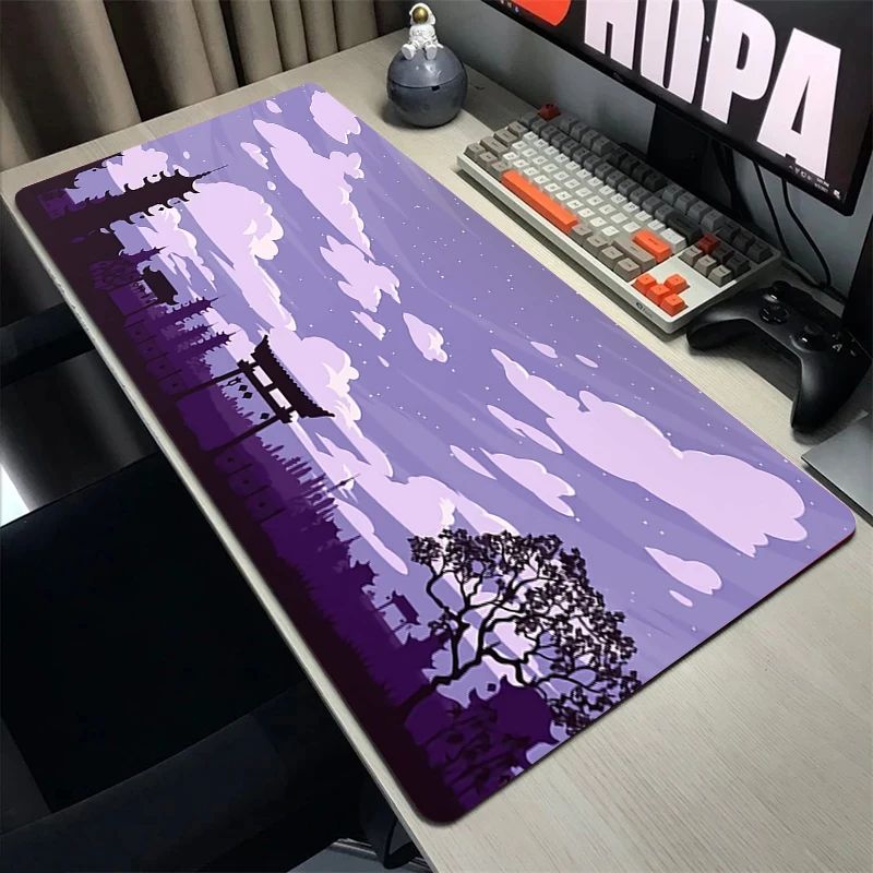 

Large Art Original Mousepad Inari Torii Mouse Pad XXL Keyboard Pads Laptop Rug Speed Anti-slip Desk Mat Office Mats 500x1000mm