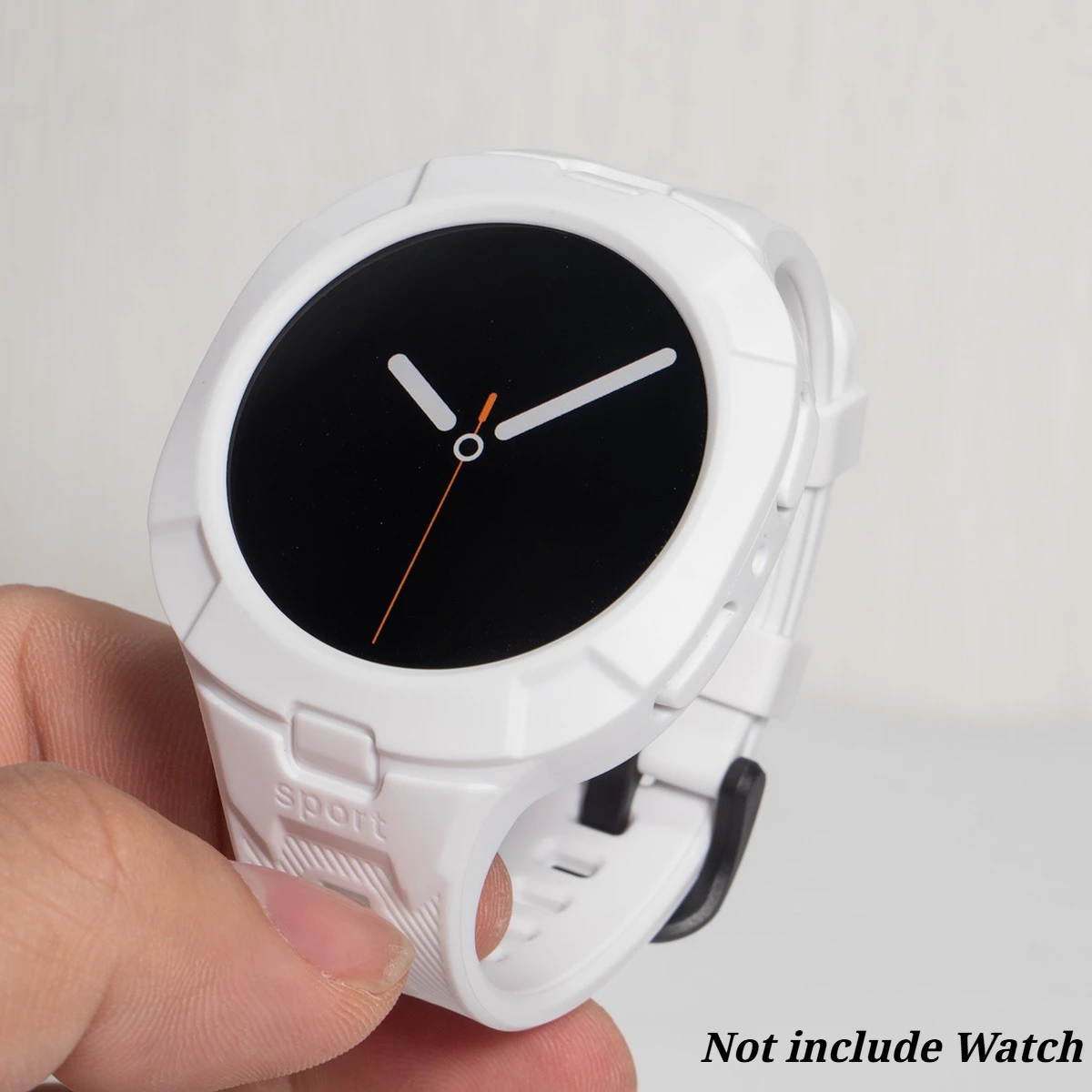 Silicone Breathable Replacement Band with Protective Case