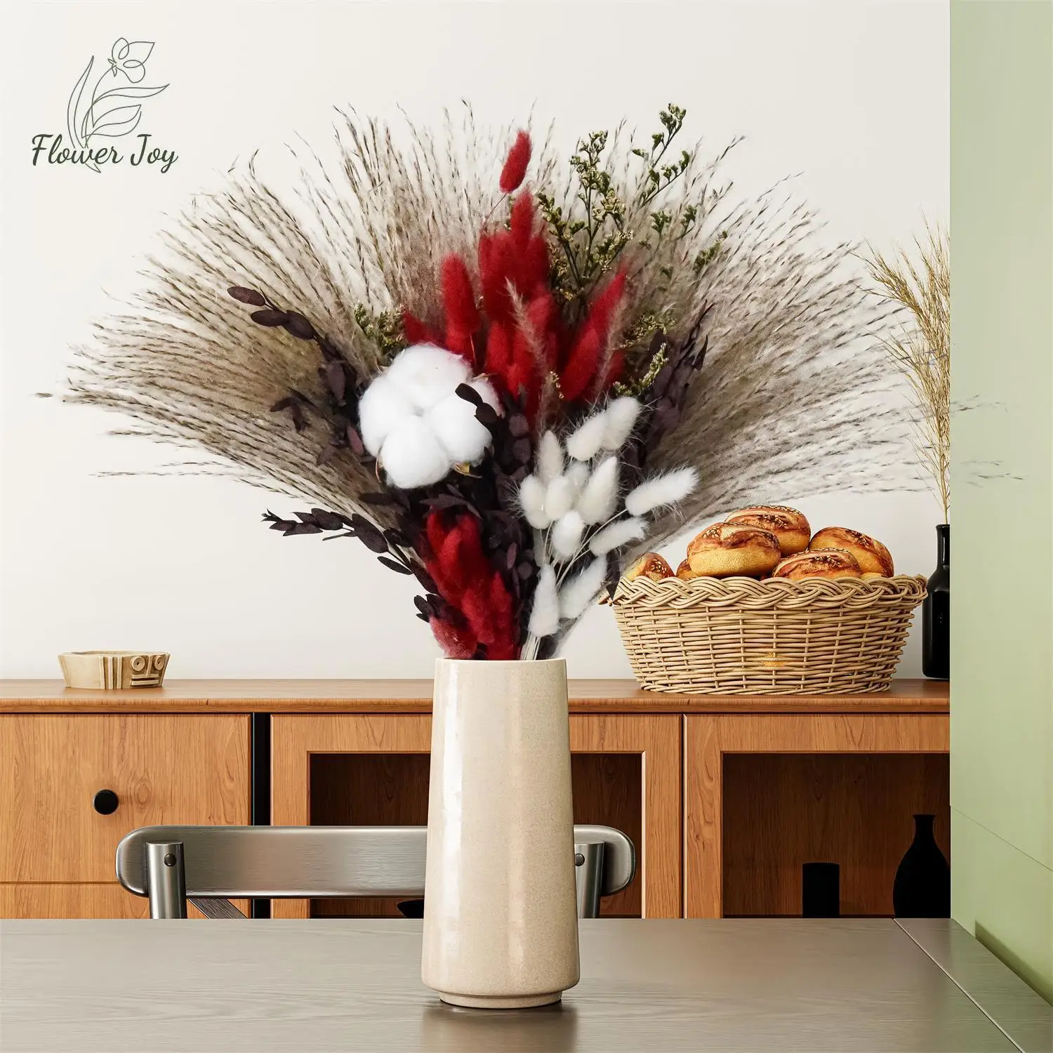 

Natural Dried Flowers Pampas Phragmites Bouquet Wedding Chriatmas Decoration Pampa Rabbit Tail Grass Nordic Autumn Home Decor