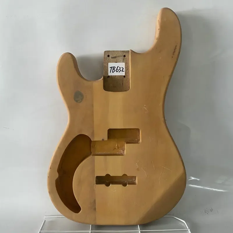 Tb632 Incompiuto Precision & Jazz Bass Guitar Body 4 Corde Pjbass Guitar Solid Basswood Surface Danni E Sporco Fai Da Te