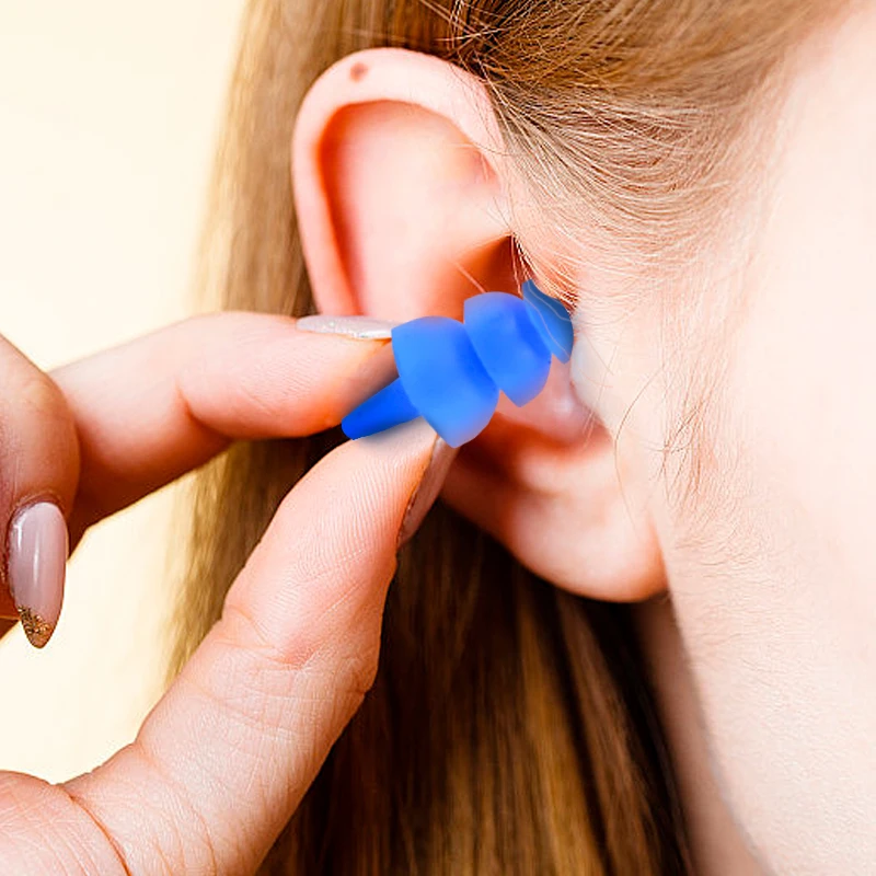 

1/5 Pcs Swimming Ear Plugs Nose Clips Set Reusable Silicone Comfortable with Noise Cancelling Protect the Ears Swimm Accessories