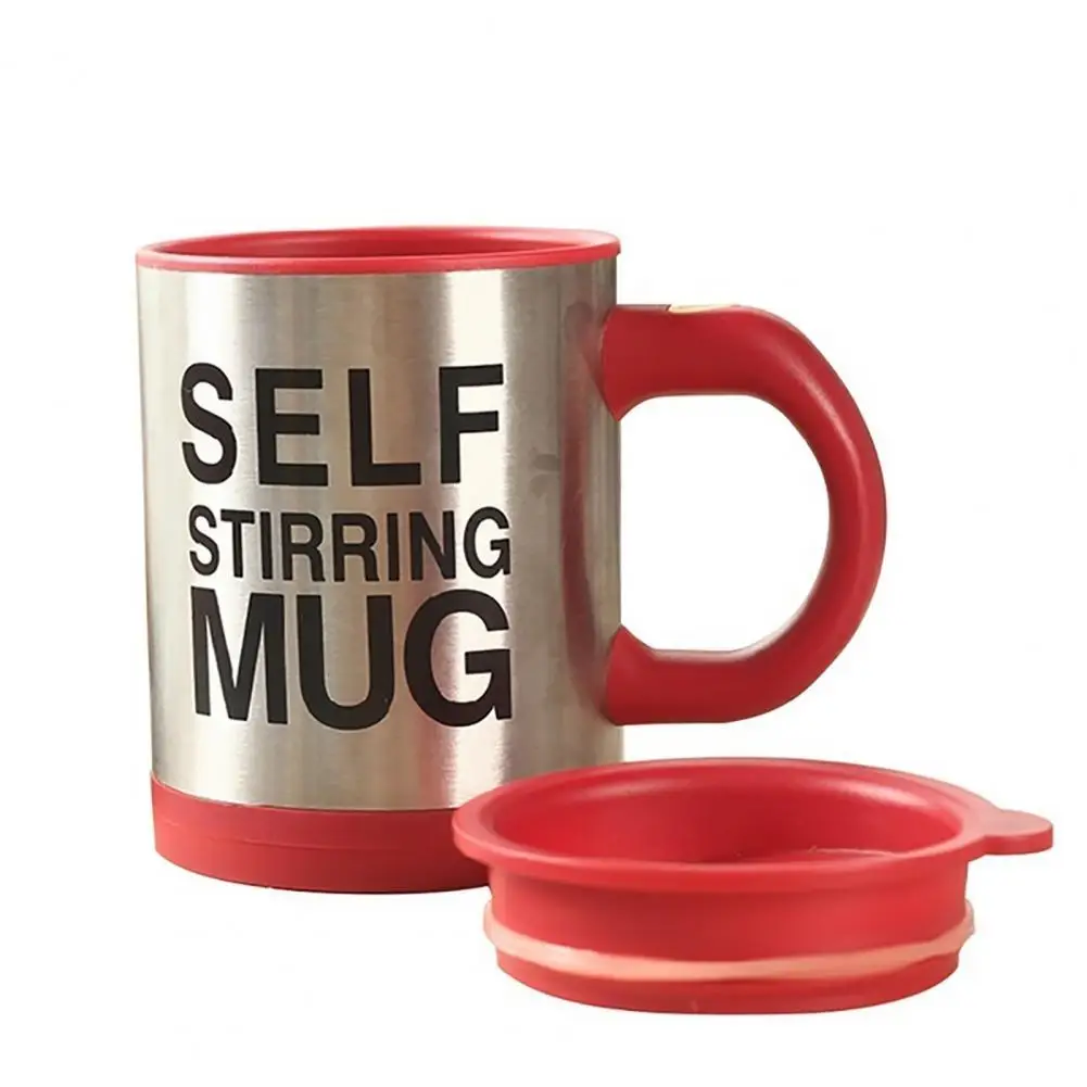 400ml Self Stirring Mug Stainless Steel Mix Coffee Tea Cup with Lid Automatic Electric Lazy Coffee Milk Mixing Auto Stirring Mug 