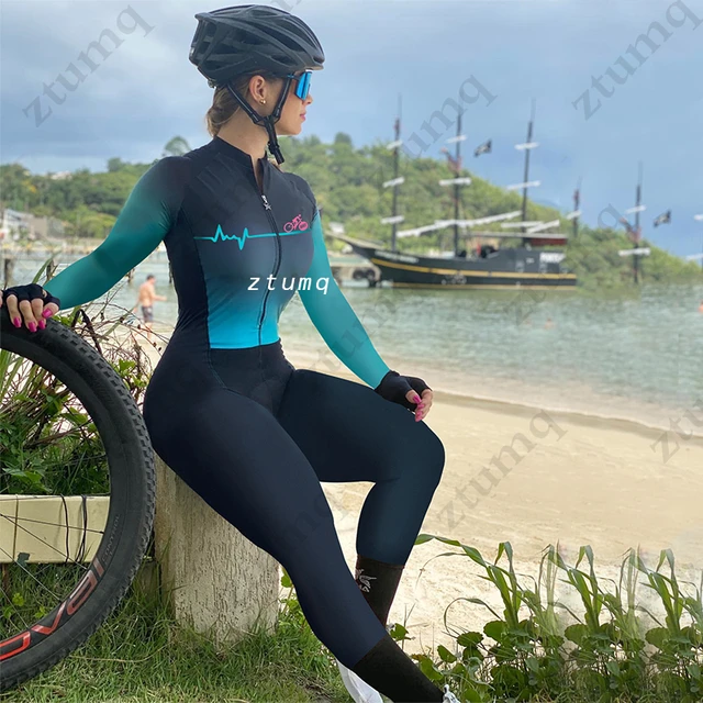 Mono de Ciclismo de para mujer, trajes largos, conjuntos de Jersey de bicicleta, traje de montar _ - AliExpress Mobile