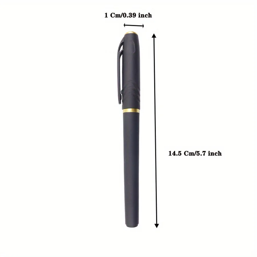 Large-Capacity Black Ink Gel Pen 1.0 Tip Bullet Calligraphy Practice Carbon Black for School Student Business Affairs 3