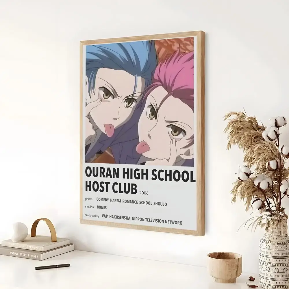 Anime Ouran High School Host Club Poster Schlafzimmer Wohnzimmer Studie & darüber hinaus selbstklebende Dekoration + perfektes Geschenk – Detail 24