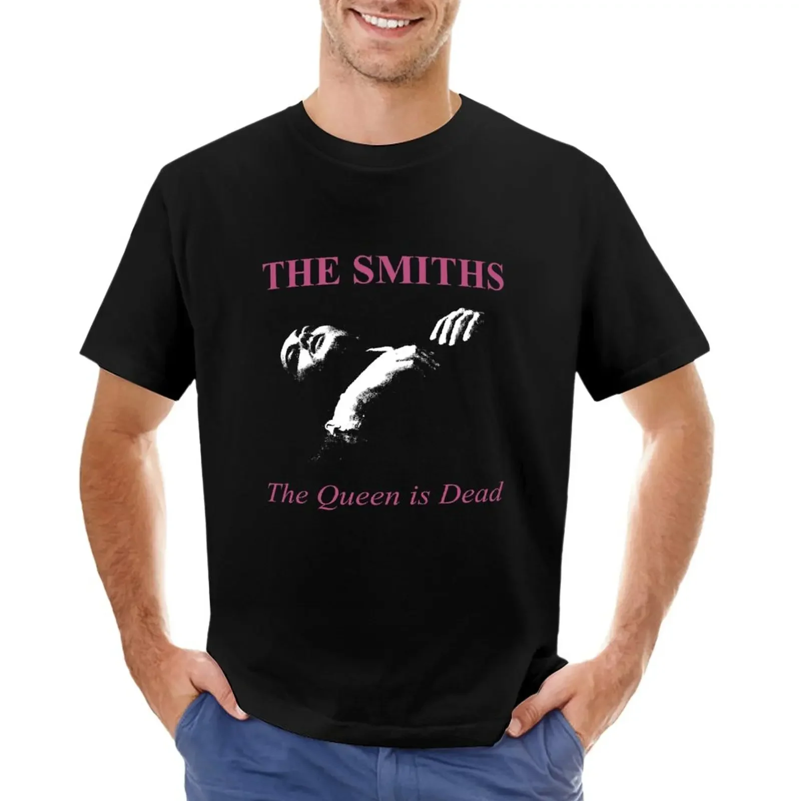 Uomo The Smiths The Queen Is Dead Comfortable T-Shirt Anime T-Shirt Maglietta Personalizzata Magliette Grandi E Alte Per Uomo