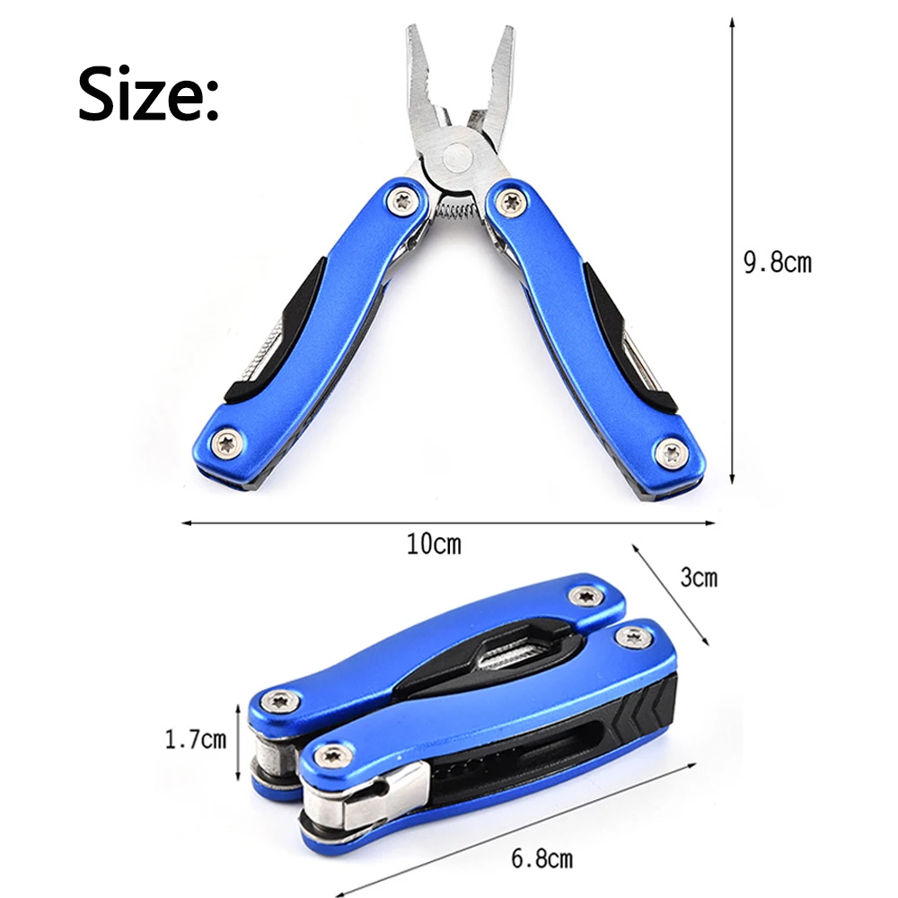 Stainless Steel Multi Tool Plier for Camping Gear Outdoor Survival Portable Heavy Duty Multi Function Pliers with Screwdriver multi function tool