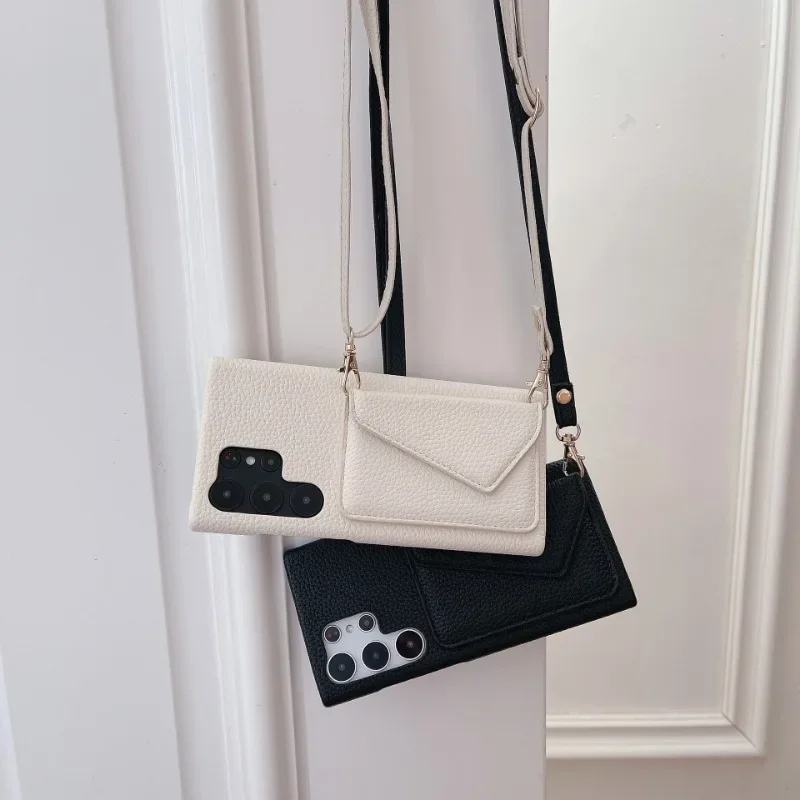 Crossbody Leather Phone Case Wallet with Card Holder Cover