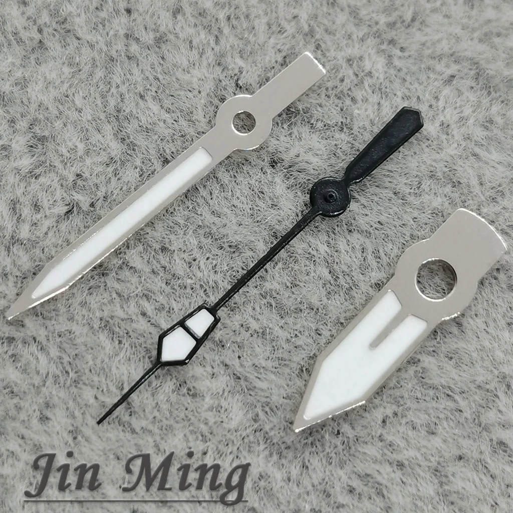 High-Quality Luminous Green and Silver Watch Hands