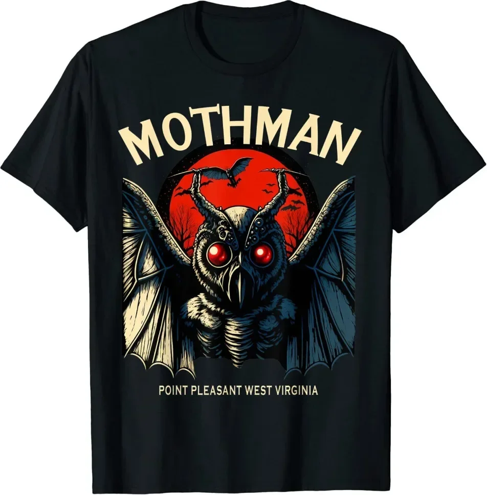 

Новые ограниченные Забавные милые футболки Cryptid Mothman
