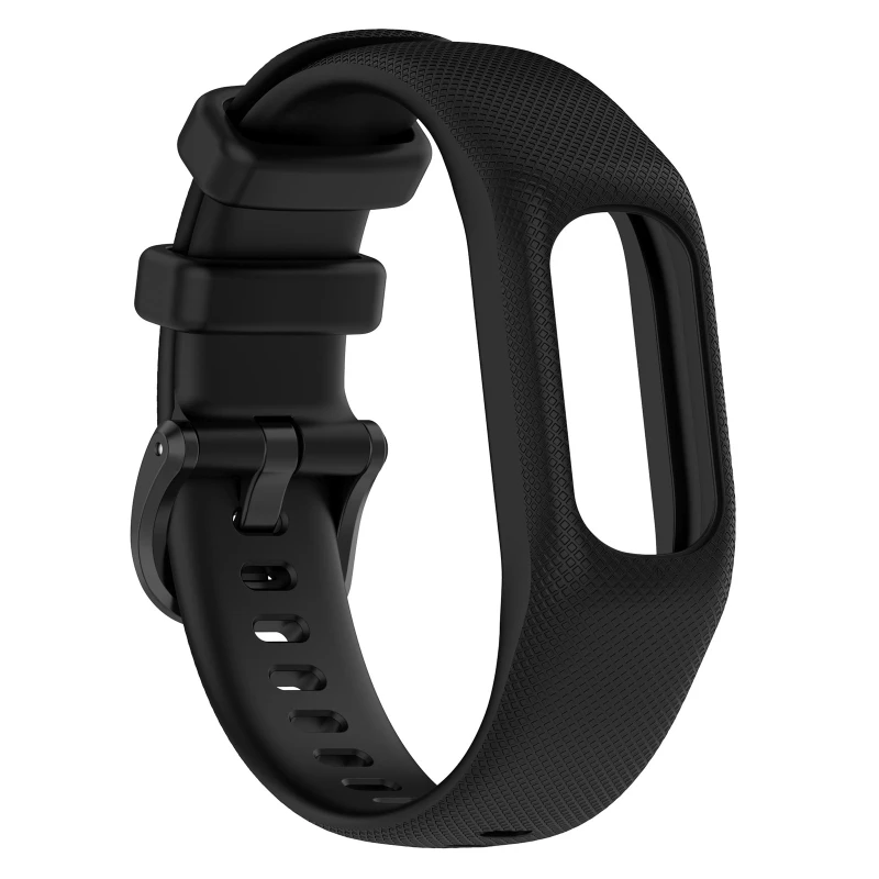 Garmin vivosmart 5 Fitness Tracker, Black Case with Black Silicone Band,  Large 010-02645-04